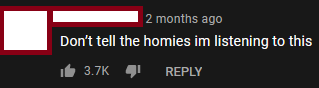 Don't tell the homies im listening to this